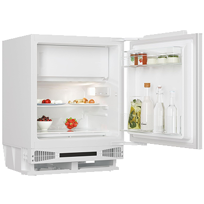 Nevera Pequeña Candy CRU 164 NE/N con Congelador de 111L, Blanco